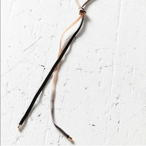 Urban Outfitters Ombre Velvet Wrap Choker Necklace - Picture 4 of 6